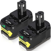 2Pack 6.5Ah P108 18 Volt Replacement Battery for Ryobi 18V Lithium Battery - £61.68 GBP