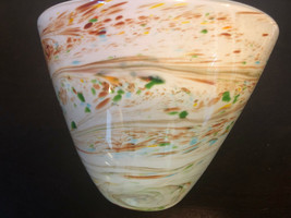 SDS Seapoot Group Glass Decorative Bowl Colorful 6.5&quot; x 5&quot; - $39.00