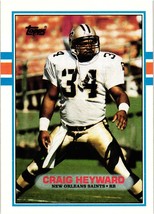 1989 Topps #158 Craig Heyward New Orleans SAINTS Rookie - £1.59 GBP