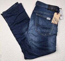 Buffalo By David Bitton Men&#39;s Slim Ash Jeans Stretch Authentic Dirty &amp; S... - $1,101.47 MXN