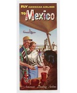 Fly American Airlines to Mexico Brochure 1955 - £18.64 GBP