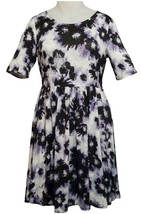 Trixie + LuLu Women&#39;s Purple Tie Dye A-Line Pleated Dress (Size: Large) - £15.72 GBP