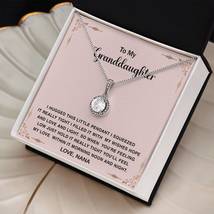 To My Granddaughter Necklace. From Grandpa &amp; From Grandma. Graduation Gift. - £31.40 GBP+