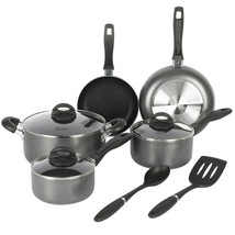 Oster Clairborne 10 pc Nonstick Aluminum Cookware Set - £89.79 GBP