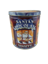 Trail's End Santas Chocolate Shoppe Decorative Collectible 7.5 inch Tall Tin - £13.79 GBP