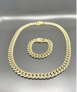 Hip Hop Cuban Link Set for Men and Women - £53.35 GBP