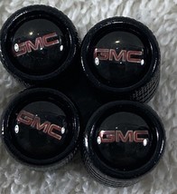 Genuine NEW Metal Tire Air Stem Valve Covers Set For GMC Car Lovers -4 Pk - $27.59 CAD