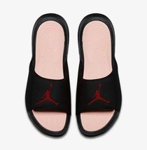 Men&#39;s Jordan Hydro 6 Slide Athletic Sandals, 881473 005 Mult Sizes Black/Uni Red - £62.89 GBP