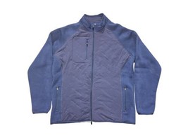 Johnnie O Mario Quilted Jacket Navy Blue Sz L - £63.60 GBP