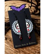 Puppet Horror Movie Earrings, Spooky Handmade Jewelry, Scary Film Merch,... - $18.99