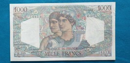 1000 Francs Minerva And Hercules France 1949 - £61.69 GBP