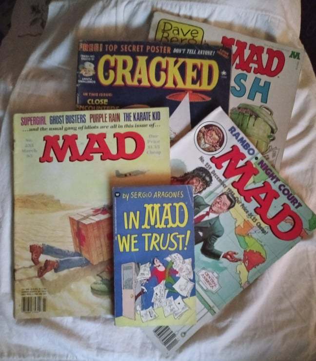 Assorted  Vintage Comic Books MAD & CRACKED  - $25.00