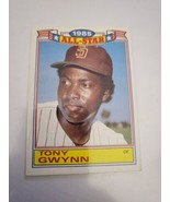 1986 Topps All-Star Glossy Tony Gwynn HOF Padres #17 Near Mint NM - €1,30 EUR