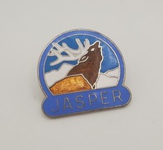 JASPER Alberta Canada Elk Caribou Travel Souvenir Collectible Lapel Hat Pin - $19.60