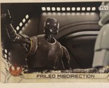 Rogue One Trading Card Star Wars #71 Failed Misdirection - $1.97
