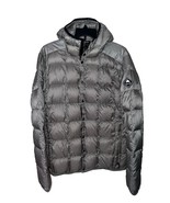 Burton Women’s Living Lining Down Snap Up Front Coat/Jacket, Lg Gray, Hood - $752.48 MXN