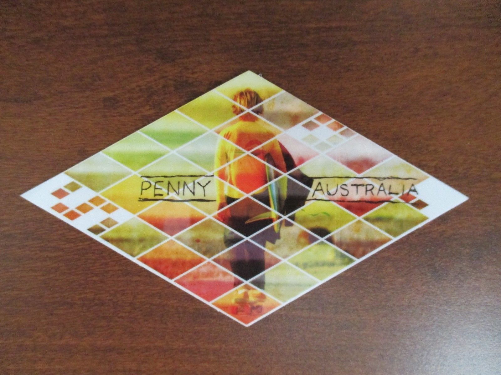 PENNY ORIGINAL SKATEBOARD Sticker ~ PENNY AUSTRALIA 3 X 5 1/2 inch Decal - $2.49