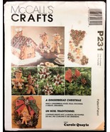 Uncut Carole Quayle Gingerbread Traditions Christmas McCalls P231 Patter... - £6.37 GBP