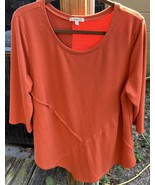 Fall Crochet Top Plus 1X Asym Shirt Pumpkin Umber Org Stretch  Knit Top ... - €15,12 EUR Fall Crochet Top Plus 1X Asym Shirt Pumpkin Umber Org Stretch  Knit Top ... - €15,12 EUR