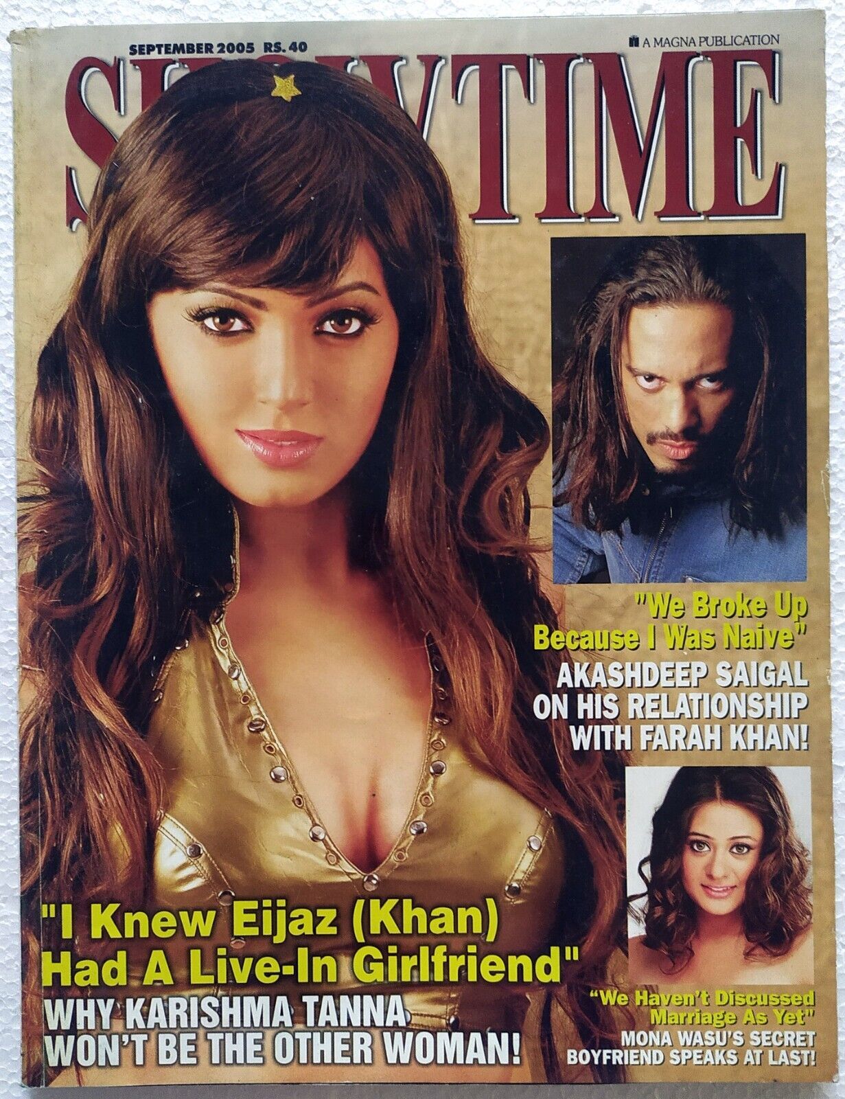 Showtime Sep 2005 Akashdeep Karishma Tanaaz Amrita Pooja Sangeeta Ninad ... - $15.99