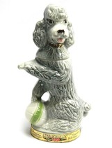  Jim Beam Poodle Gray Penny Regal China Empty Whiskey Bottle Decanter Vintage  - £38.72 GBP