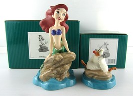 Disney WDCC Seaside Serenade Ariel and Muddled Mentor Scuttle The Little Mermaid - £120.54 GBP