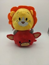 Bun Bunn STUFFED TOY 1 Yellow Lion CAT AND 1 Red BULL Stuffed Animal Plu... - £7.70 GBP