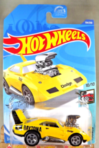 2020 Hot Wheels Treasure Hunt #134 Tooned 10/10 Dodge Charger Daytona Yellow 5Sp - £10.96 GBP