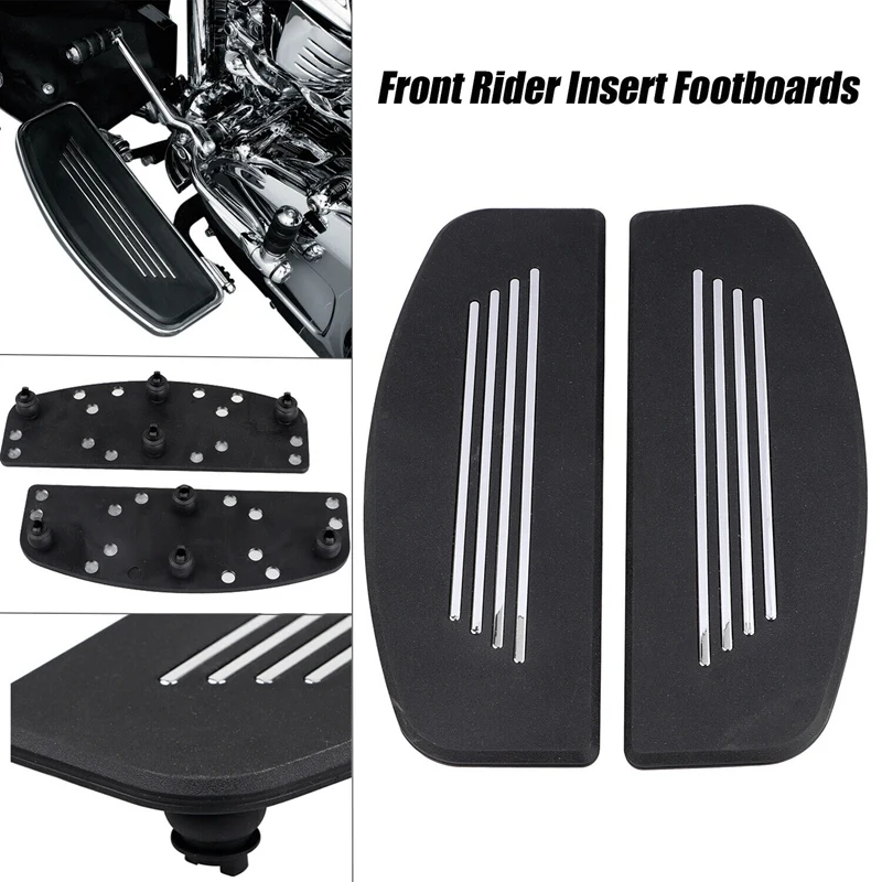 1Pair Motorcycle Front Footrest Insert Foot Peg Trim For  Street Electra... - $85.18+
