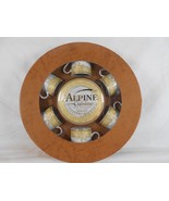 Alpine Cuisine Fine Porcelain Set 6 Espresso Cups &amp; Saucers, Gold Leaves... - $19.40