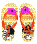 MOANA DISNEY PRINCESS Flip Flops Beach Sandals Toddler&#39;s 7-8, Youth 13-1... - £8.60 GBP+