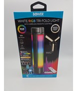 Bower Multifunction Tri Fold RGB LED Light for Videos and More~Black~New... - $363.93 MXN