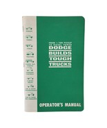Original 1962 Dodge Trucks 1/2 Ton Pickup To Diesel Power Operator&#39;s Manual - €15,26 EUR