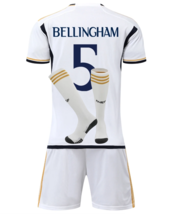 Soccer Uniform 5 Galacticos Jersey suit for Men Kids 2324 Jude Bellingham Shirt - $49.55