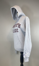Meredith College Hoodie Adult XS Gray Long Sleeve Pullover Ladies - £18.28 GBP