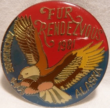 1981 Anchorage Fur Rondy Rendezvous Collector Pin/Bald Eagle-Mint Condition - £39.34 GBP