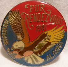 1981 Anchorage Fur Rondy Rendezvous Collector Pin/Bald Eagle-Mint Condition - $50.00