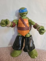 Teenage Mutant Ninja Turtle Leonardo Action Figure 2012 Viacom Large 10&quot; - £10.38 GBP