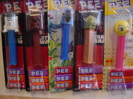 Sell Out lot of Carded Pez-5 different mint on cards-H2 - $10.00