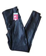 Spanx Shape Faux Leather Leggings Petite Size Large Black New with Tags - $62.70 CAD