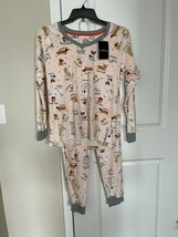 BNWT Cuddl Duds V-neck Top/Jogger sleepwear set, women, Size S, Dalmatia... - $38.61