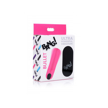 Bang! Vibrating Bullet W/ Remote Control Pink - $29.50