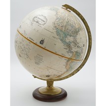Vintage Globemaster 12 Inch Diameter Globe by Replogle Wood Base - £54.75 GBP