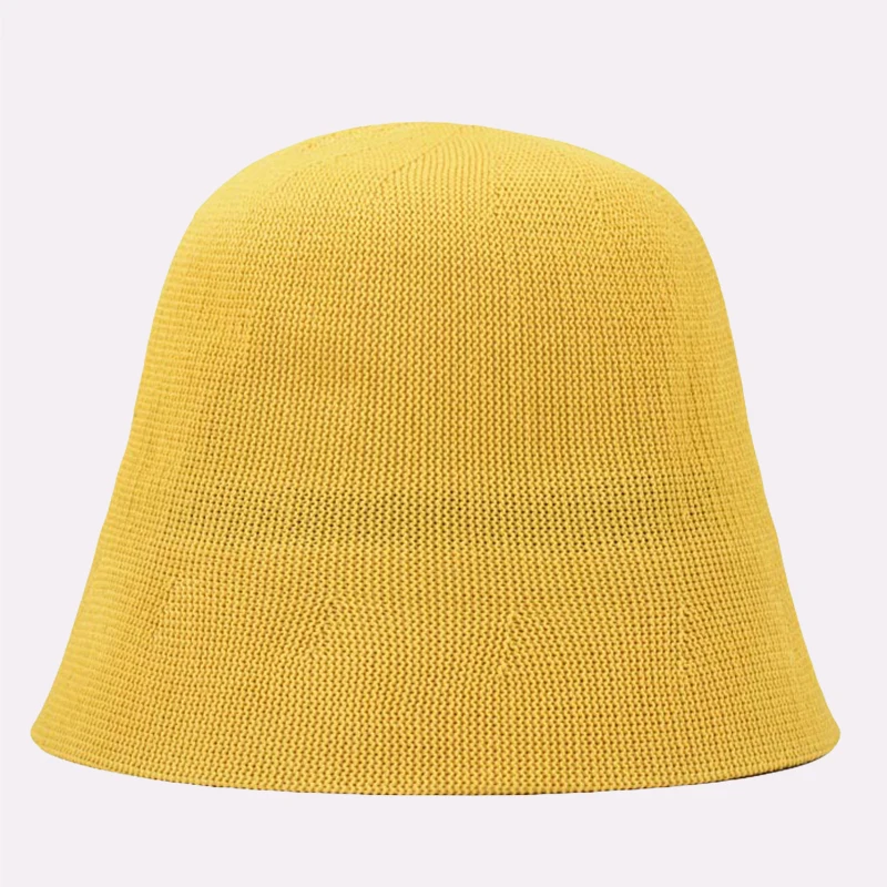 NEW Spring summun Breathable  Linen Knitted Bucket Cap For Women Simple Design  - £14.24 GBP
