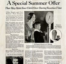 1929 Ovaltine Chocolate Malted Mix Shaker Advertisement 12 x 9&quot; Print Ep... - €17,16 EUR