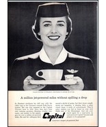 1959 Capital Airlines PRINT AD America's Largest Jet Powered Fleet BX1 - €5,74 EUR 1959 Capital Airlines PRINT AD America's Largest Jet Powered Fleet BX1 - €5,74 EUR