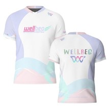 Wellbeg Pastel Badminton Short Sleeve T-Shirts Unisex Training Sports Wh... - $54.78