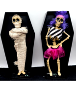 12” Halloween Flash Dance Skeleton and Mummy &quot;What A Feeling&quot; (set of 2) - $50.00