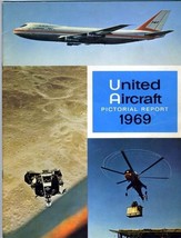 United Aircraft Pictorial Report 1969 Jet Rocket Propulsion Rotary Winged Flight - £25.88 GBP