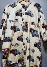 North River Outfitters Size 4XL Short Sleeve Shirt Old Trucks - £19.98 GBP